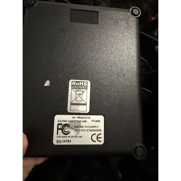 CH Products Fighterstick And Pro Throttle USB PTU996 FTRUSB - Picture 11 of 11